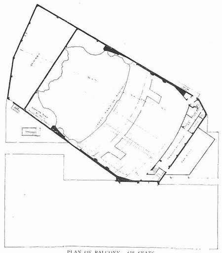 United Artists Theatre - Ua Detroit Balcony Floor Plan From John Lauter
